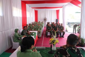 Dandim Tulungagung Tekankan Disiplin dan Profesionalisme Prajurit Saat Kunjungi Koramil Rejotangan
